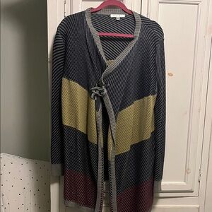 CAbi Multicolor Chevron Cardigan